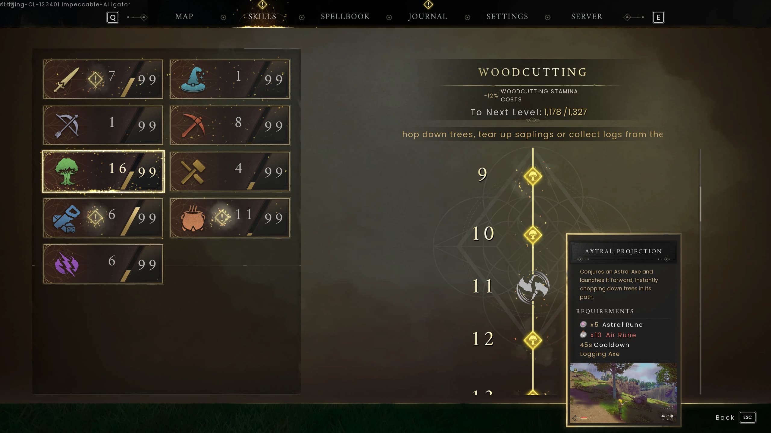Tree screenshot