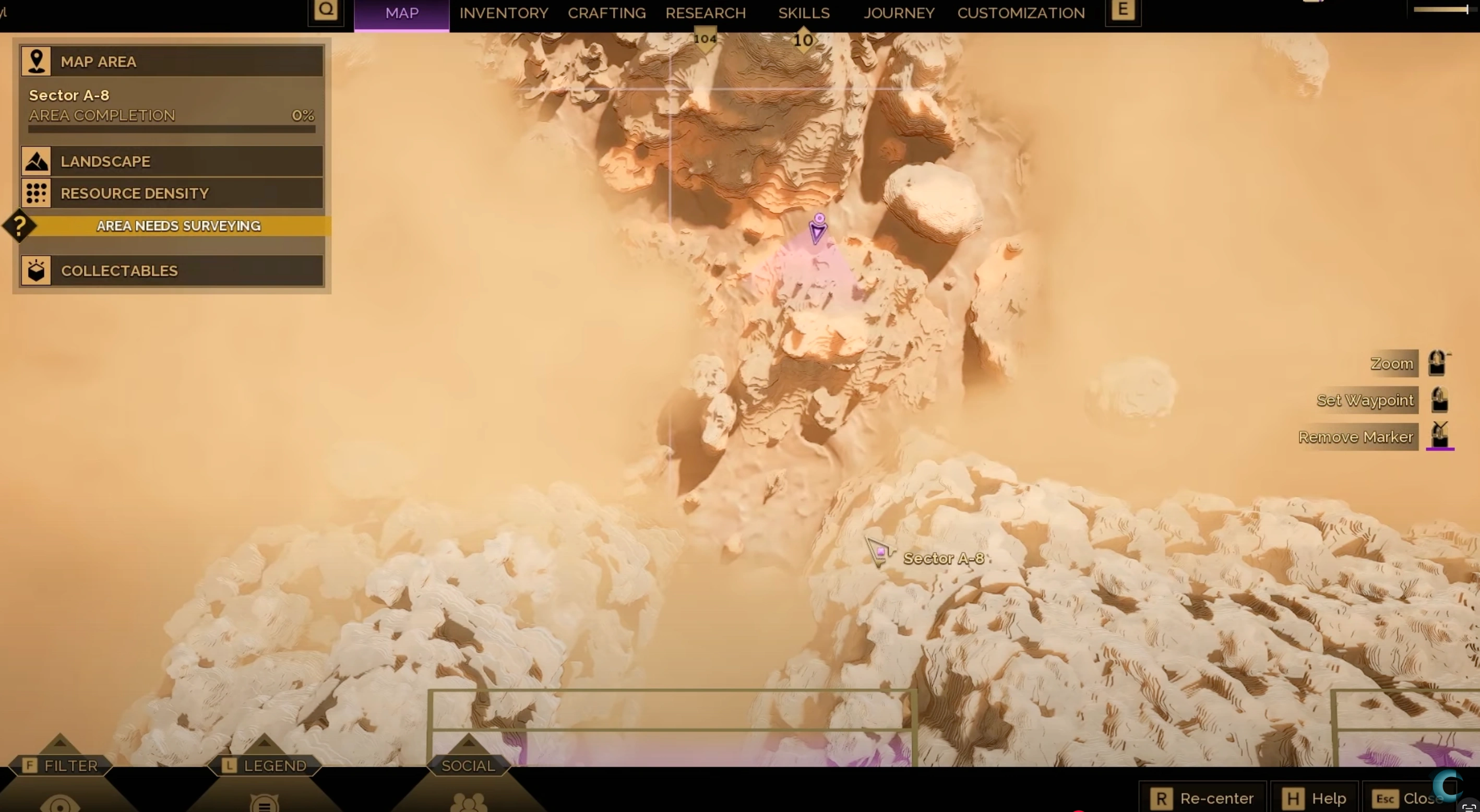 Players evacuating their base before the storm