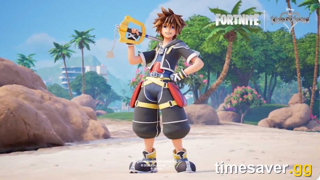 How to Get the Kingdom Key in Fortnite: Mythic Keyblade Location, Stats and Power Hours (v42.20)