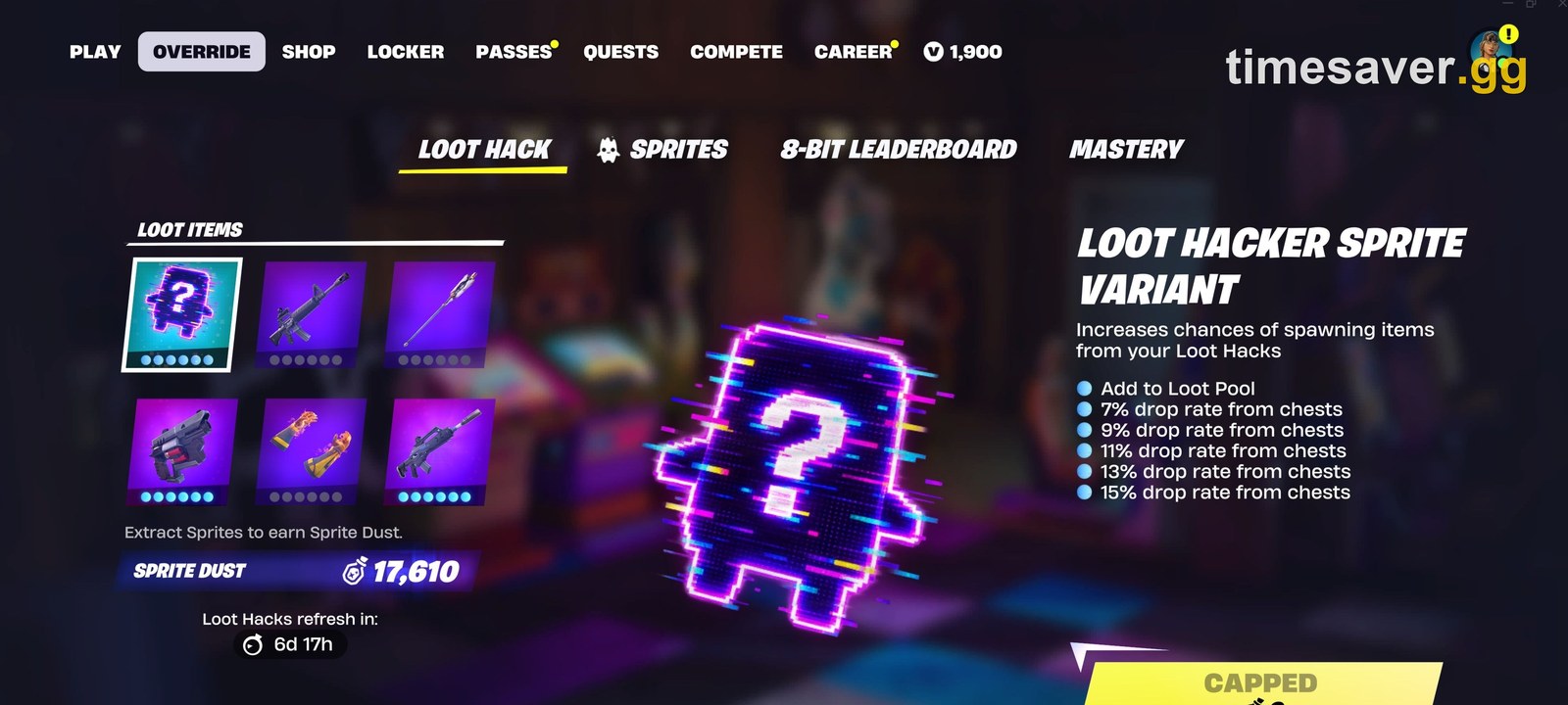 Fortnite Loot Hacker Sprites: How to Get All 15 in Chapter 7 Season 4