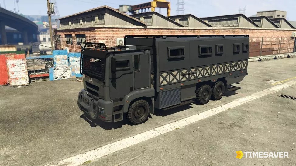 The MTL Brickade 6x6 — the truck that houses the Acid Lab business in GTA Online