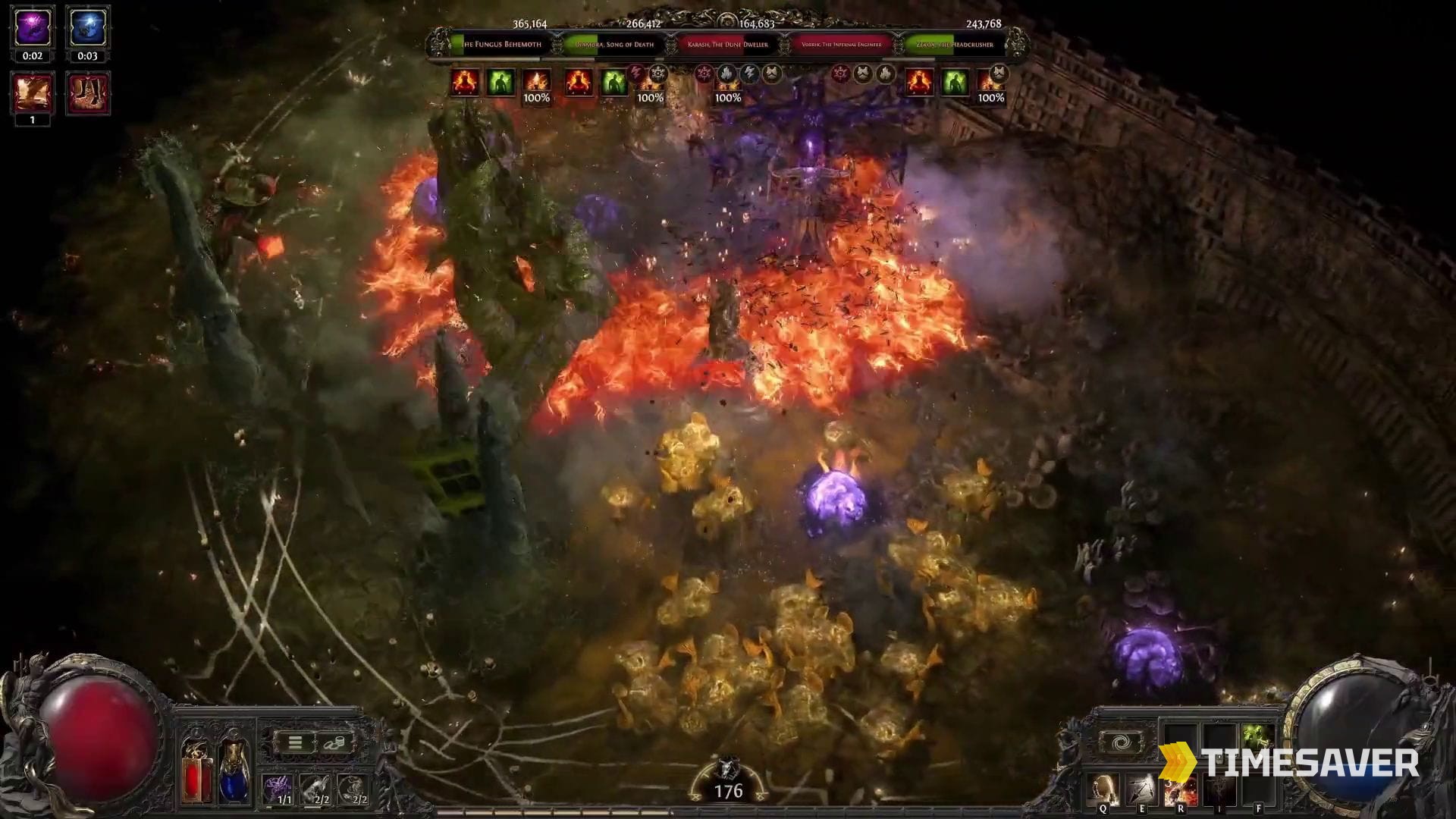 Path of Exile 2 Ritual encounter fight with revived rare monsters