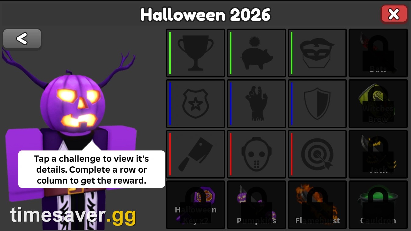 MM2 Halloween Bingo 2026: All 9 Challenges, Rewards & How to Finish