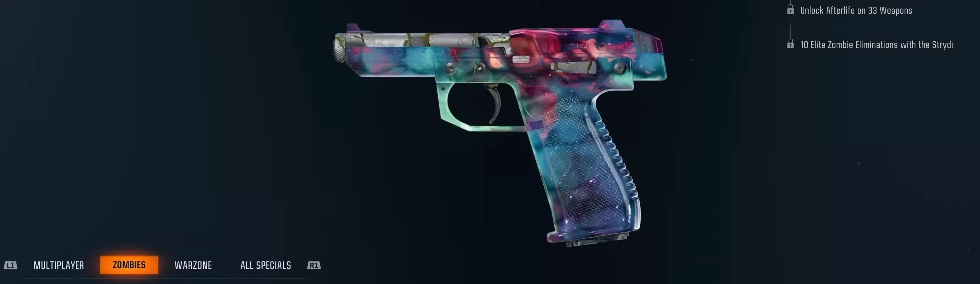pistol camos bo6 zombie