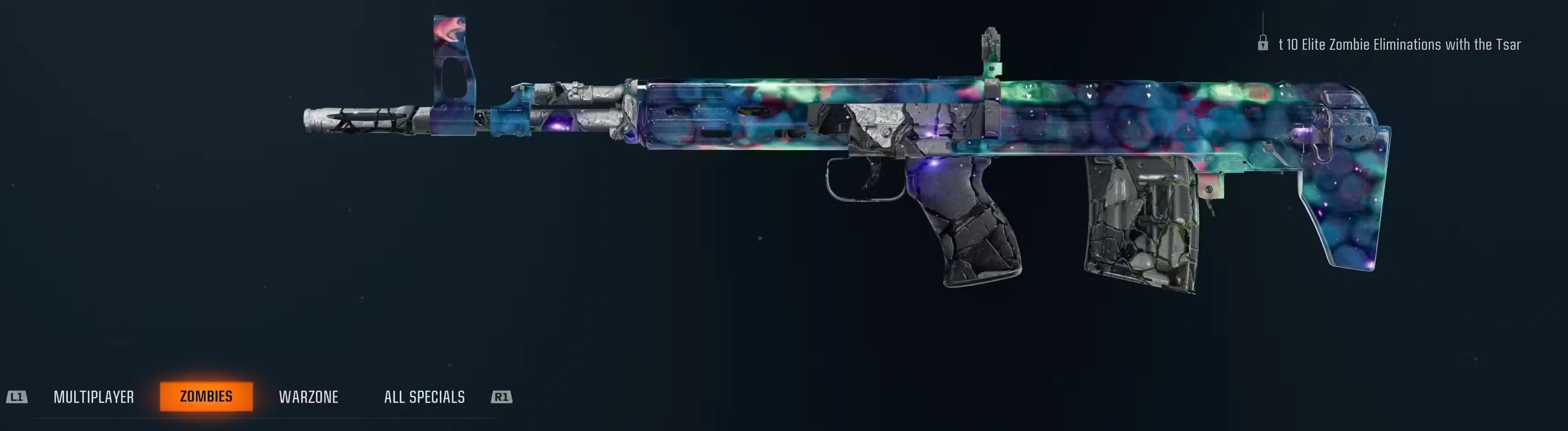 rifle camo bo6 marksman zombie