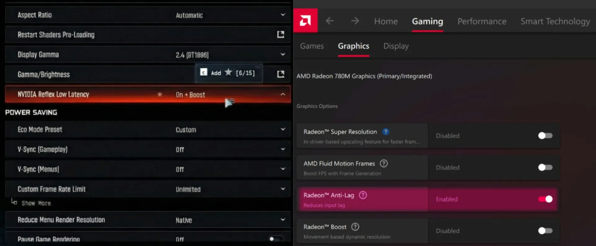 nvidia and amd specific tips