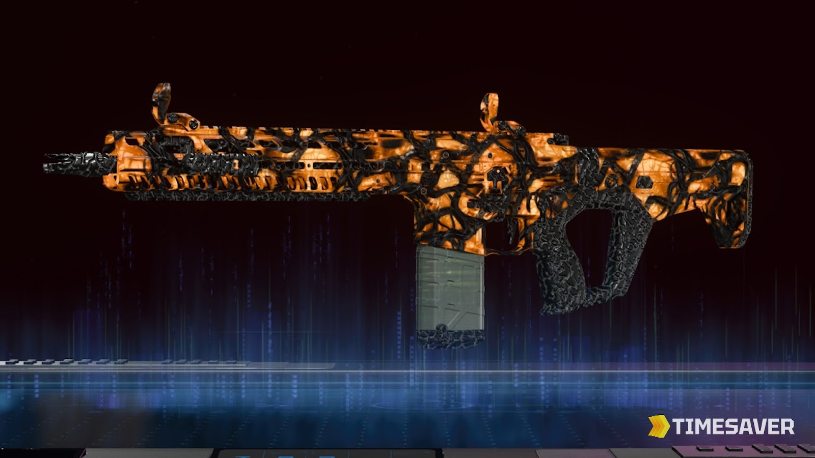 Black Ops 7 Infestation Zombies Mastery camo on an assault rifle