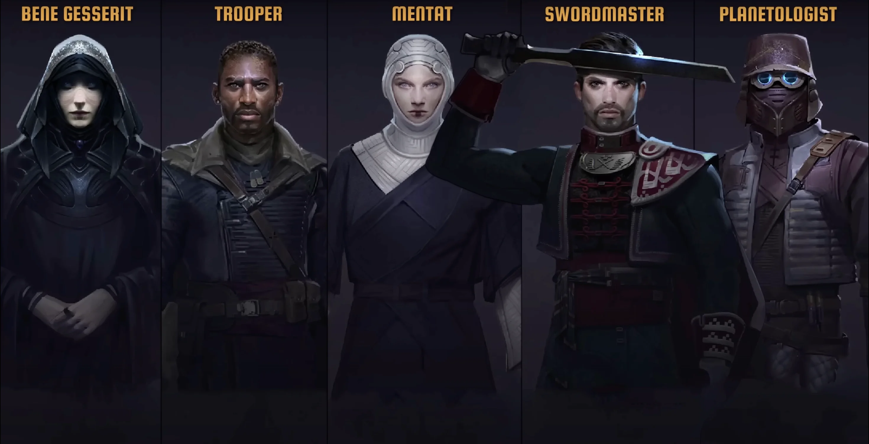 Available classes during character creation