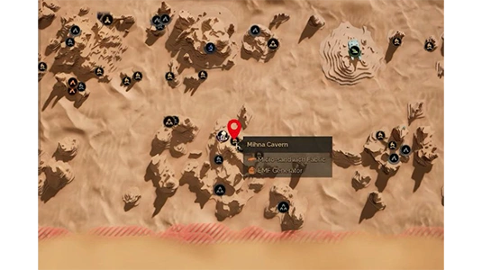 Mihna Cavern entrance in southern Hagga Basin