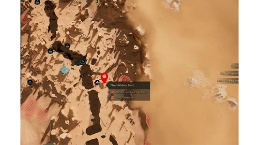 The Hollow Hammer rock formation with climbing stairs