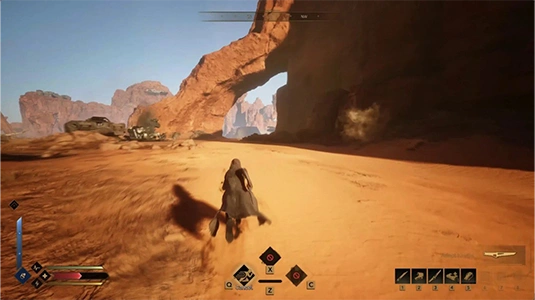 Bene Gesserit wearing Hollower Stillsuit armor set