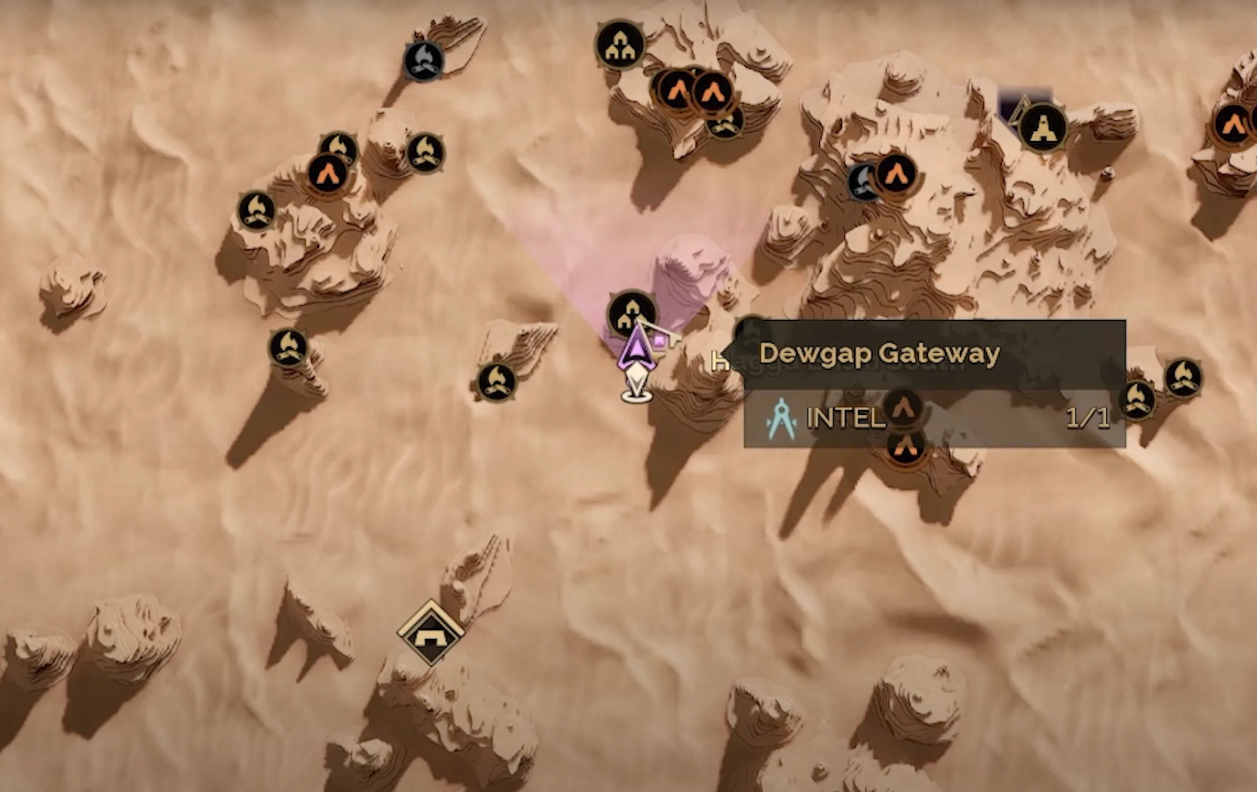 Loot chest UI with purple boots and Solari inside