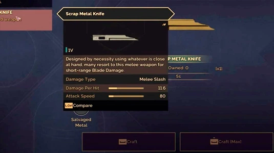 Melee combat with swords and knives