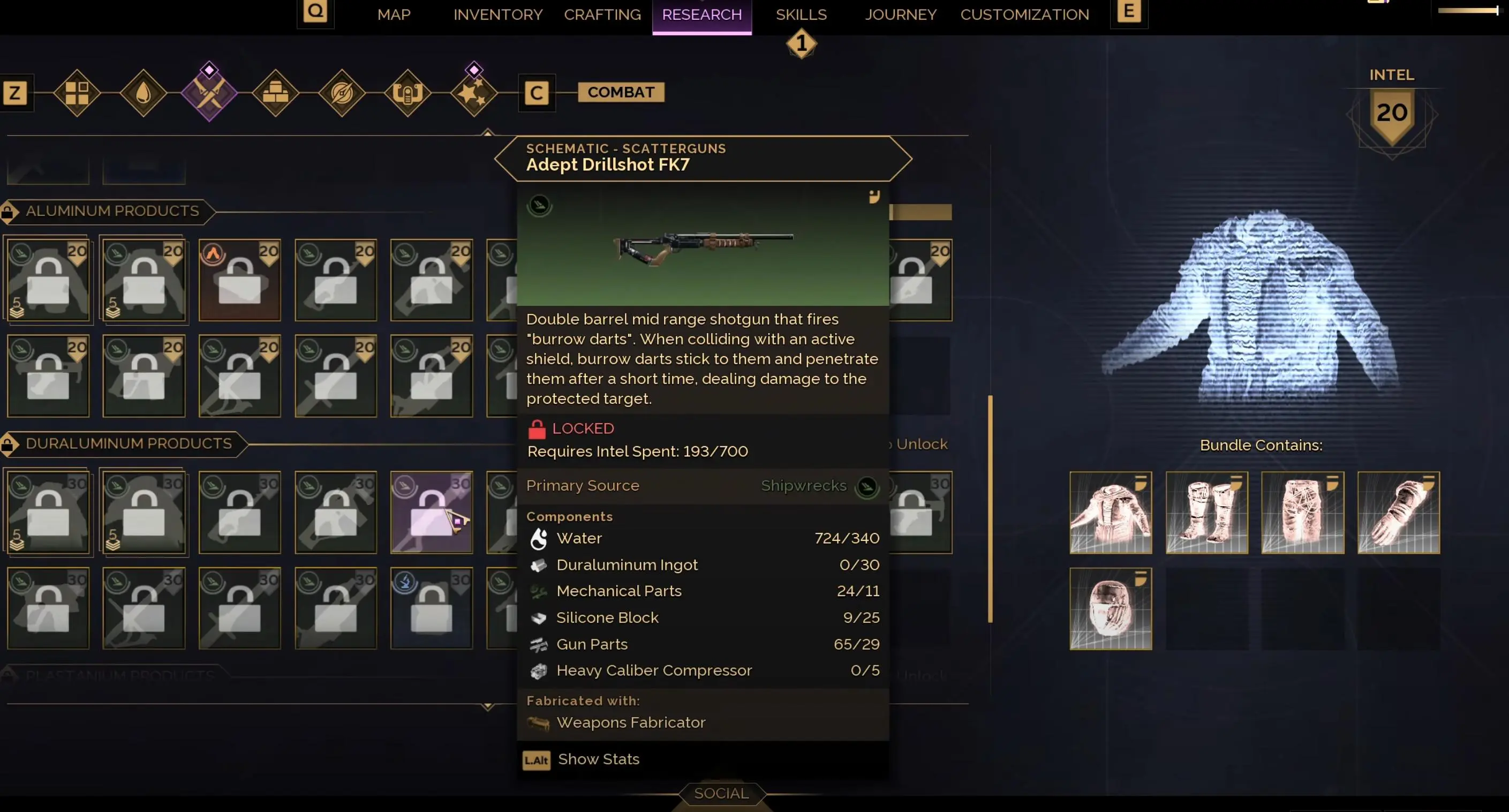 Choose and Stick to a Few Key Weapons