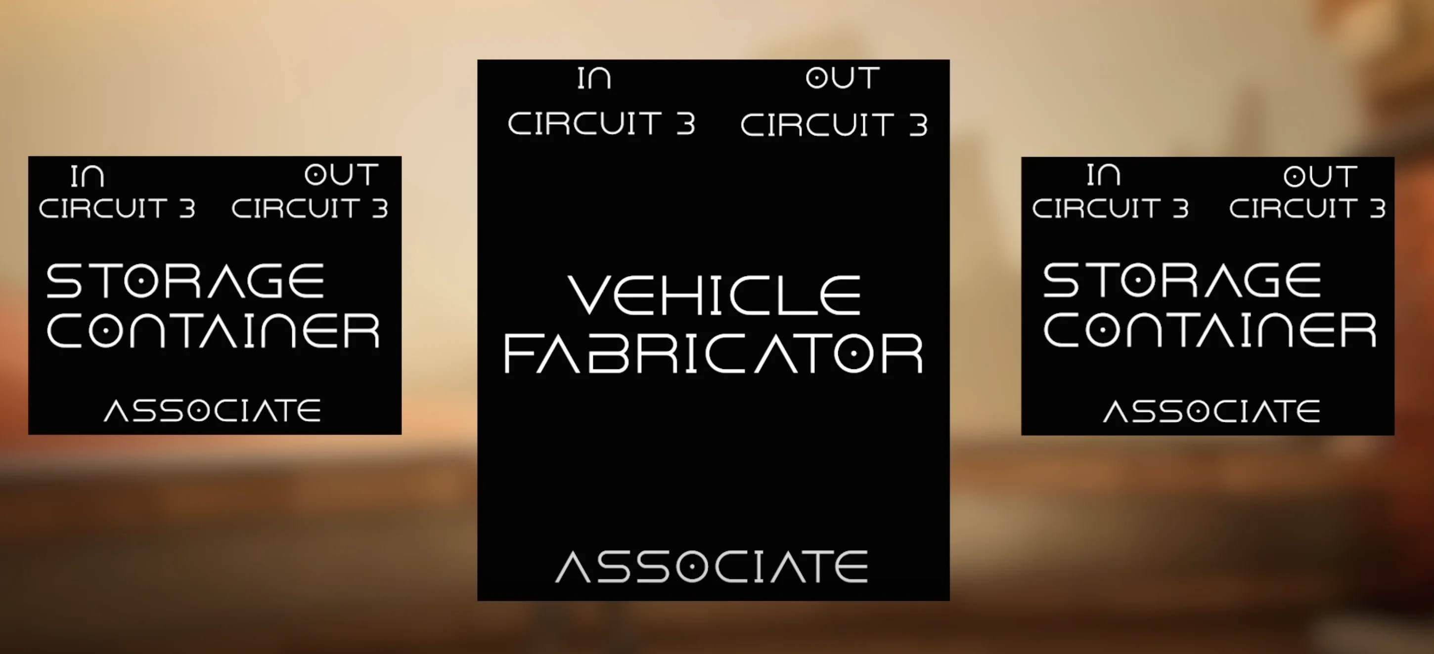 Vehicle circuit for specialized material processing