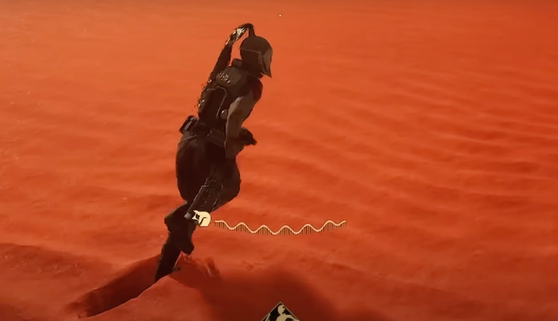 Worm detection meter showing red warning in Dune Awakening