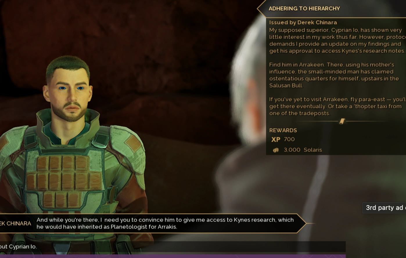 Arrakeen Salusan Bull bar interior