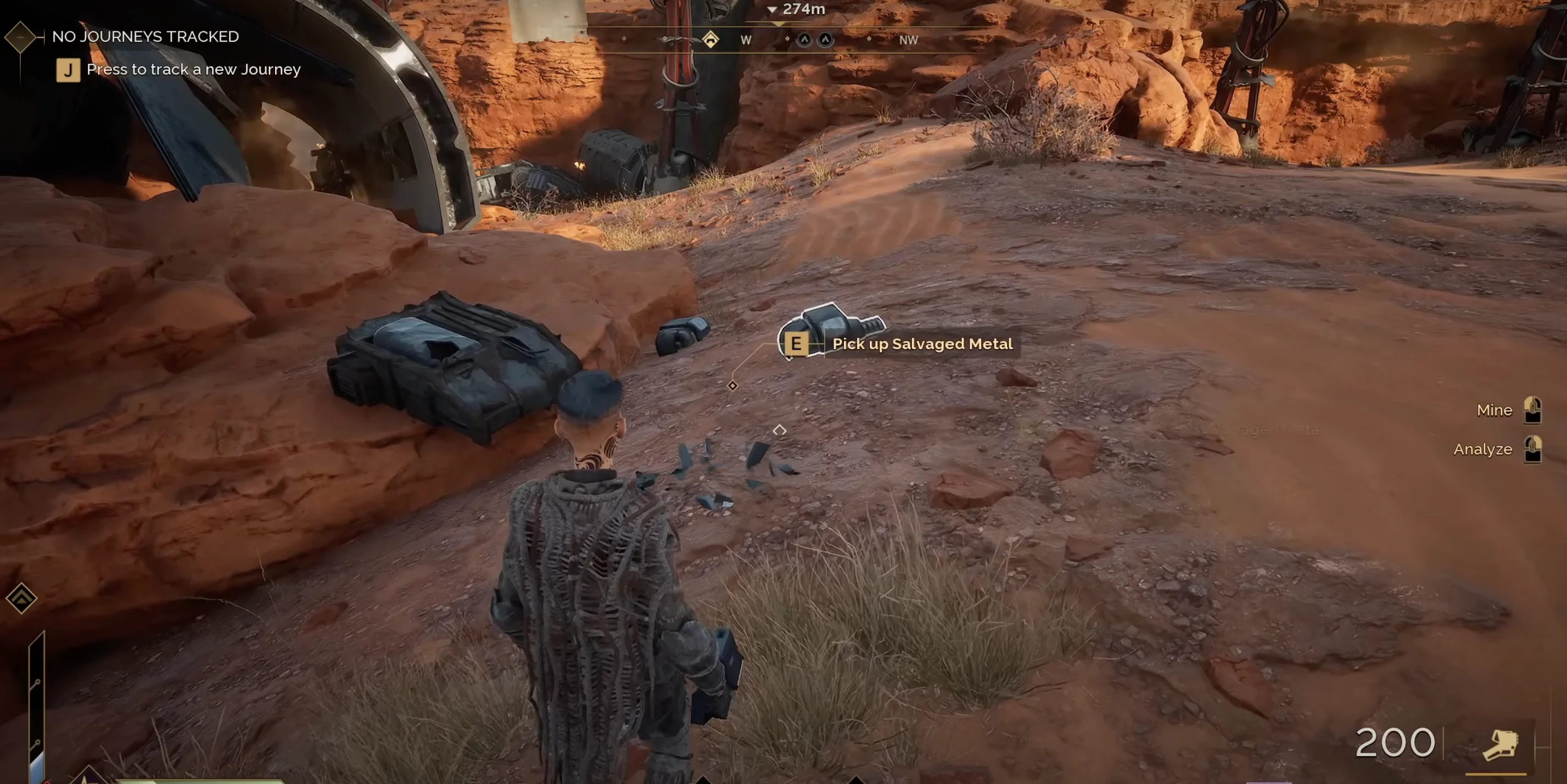 Plant Fiber, Granite, and Salvaged Metal gathering