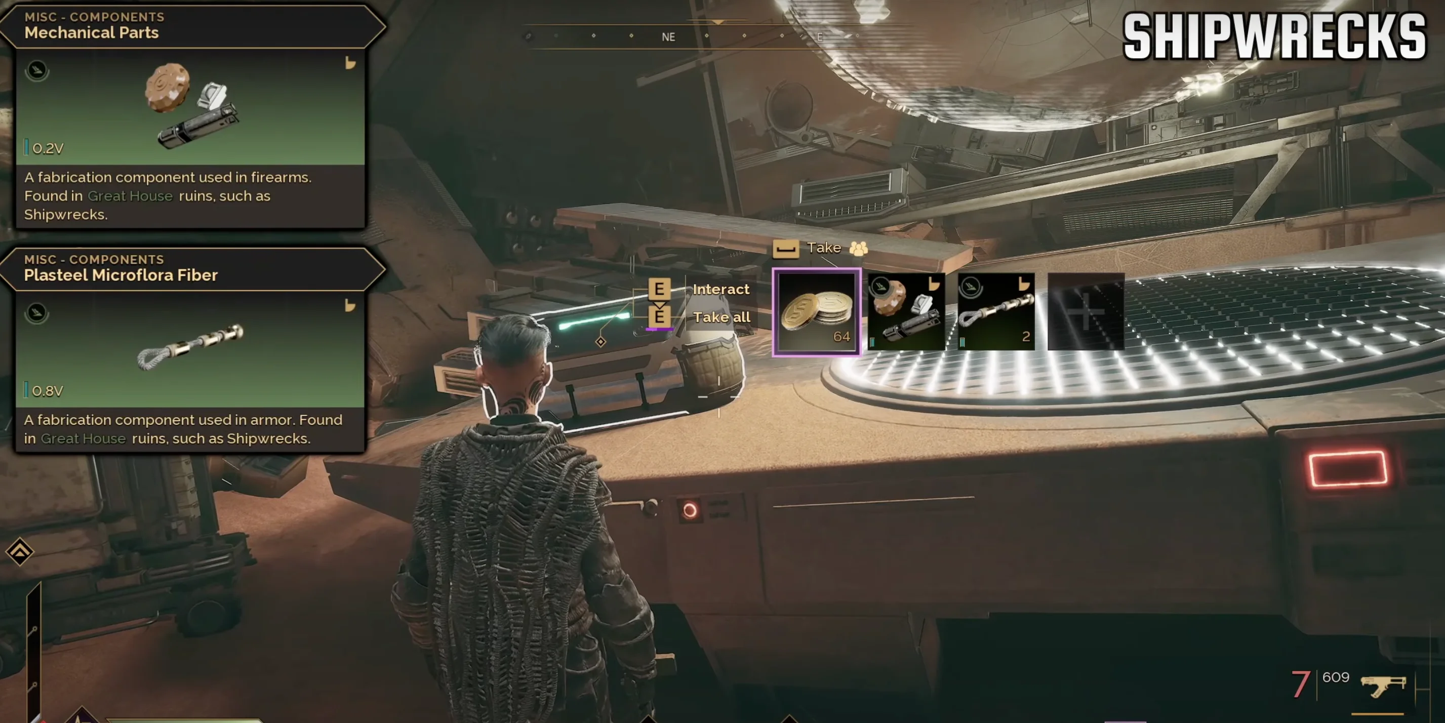 Crashed shipwreck source of advanced materials