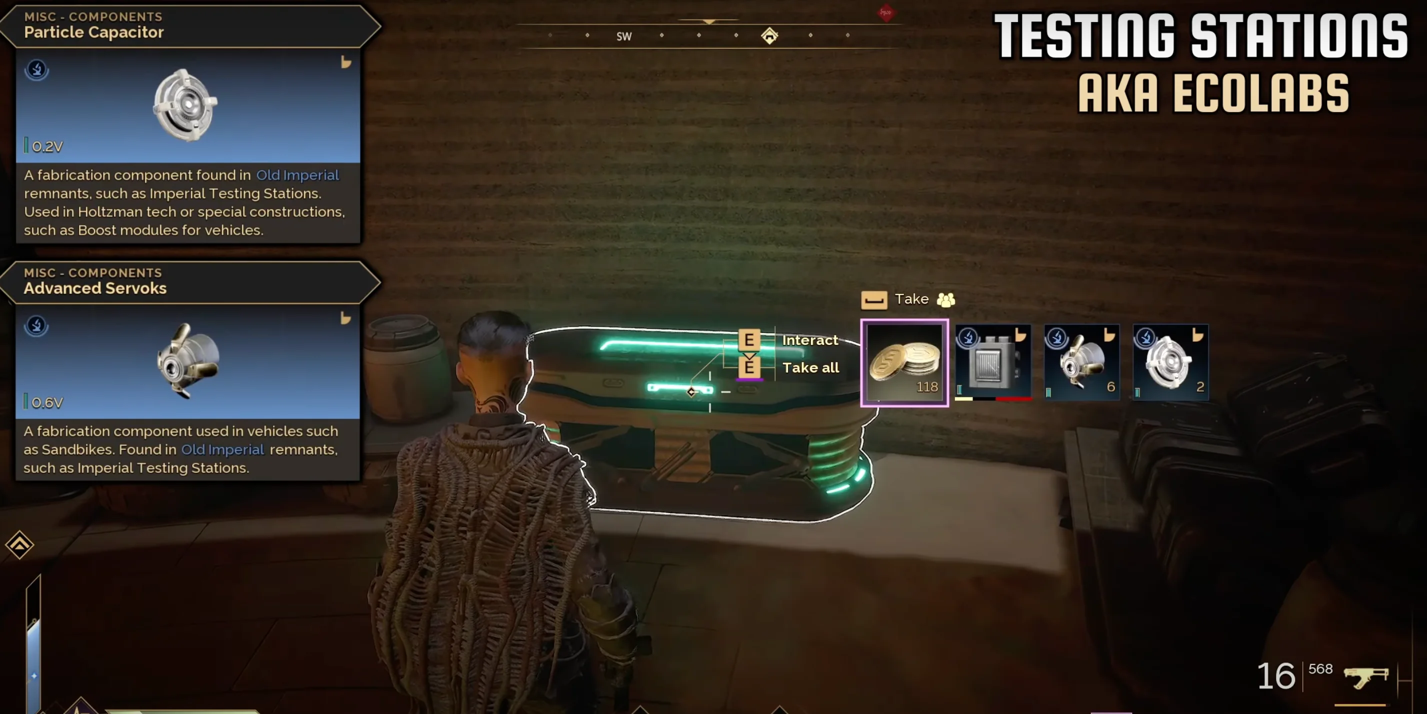 Imperial Testing Station with loot