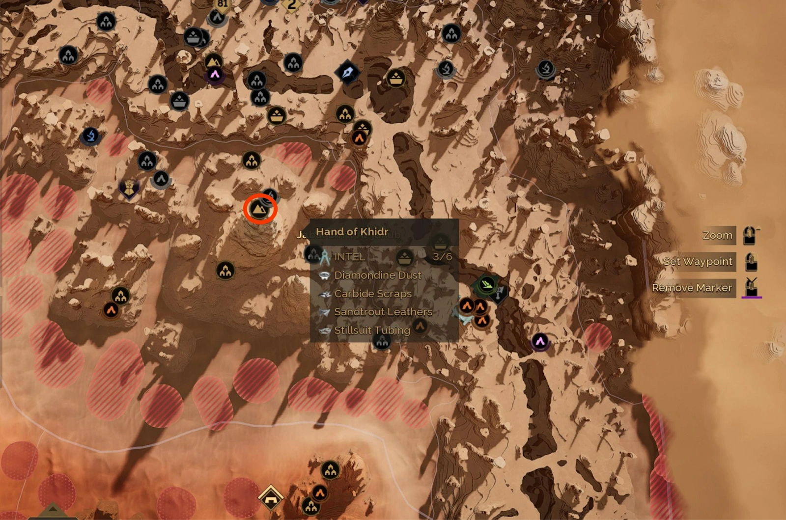 Hand of Khidr mountain climbing path with light cues