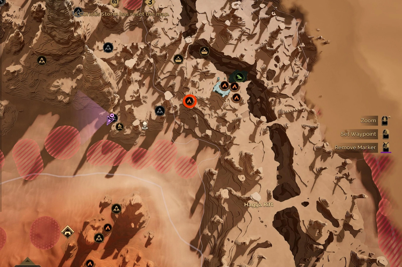 Rift Run Passage tunnel cave with erythrite deposits