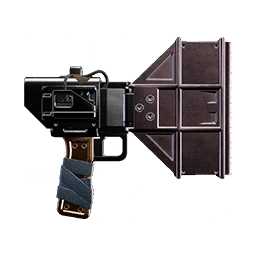 The Spiral multi-floor structure with red light marker