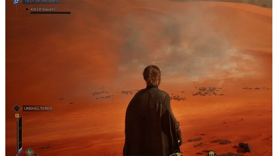 Sandy dunes and quarries where flour sand can be found