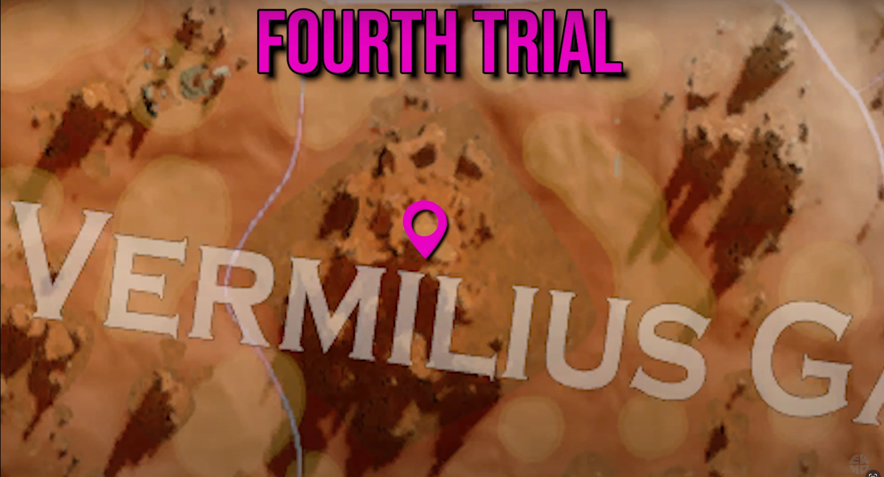 Hammer Rock location for fourth trial