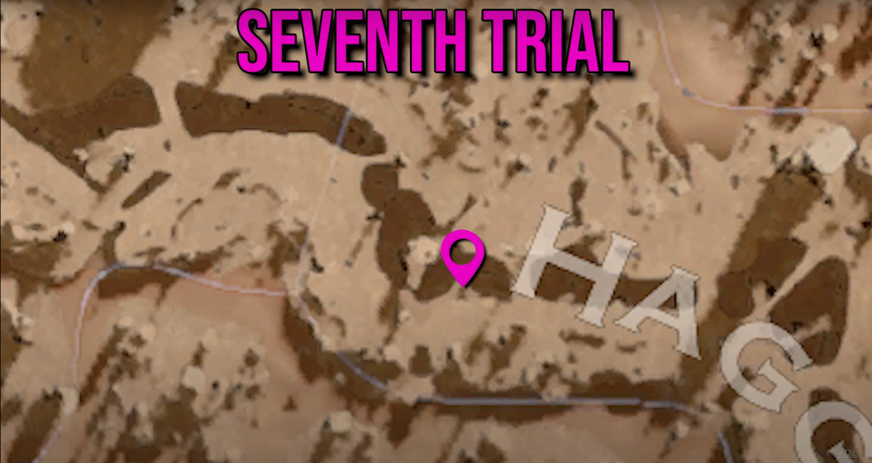 Seventh trial location in Hagga Rift