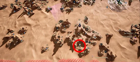 Broken Stone Station with Aren's Vengeance weapon location