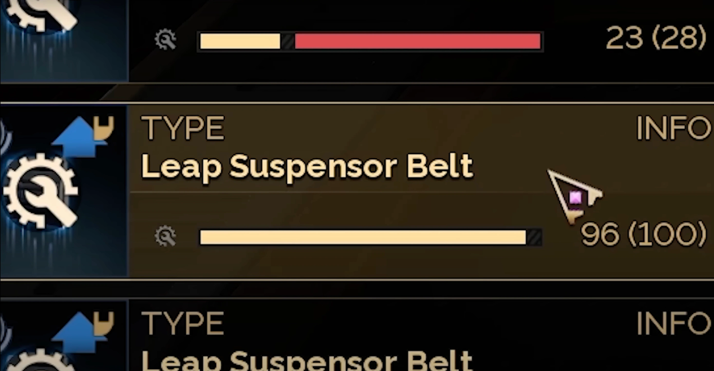 Suspensor belt activation techniques