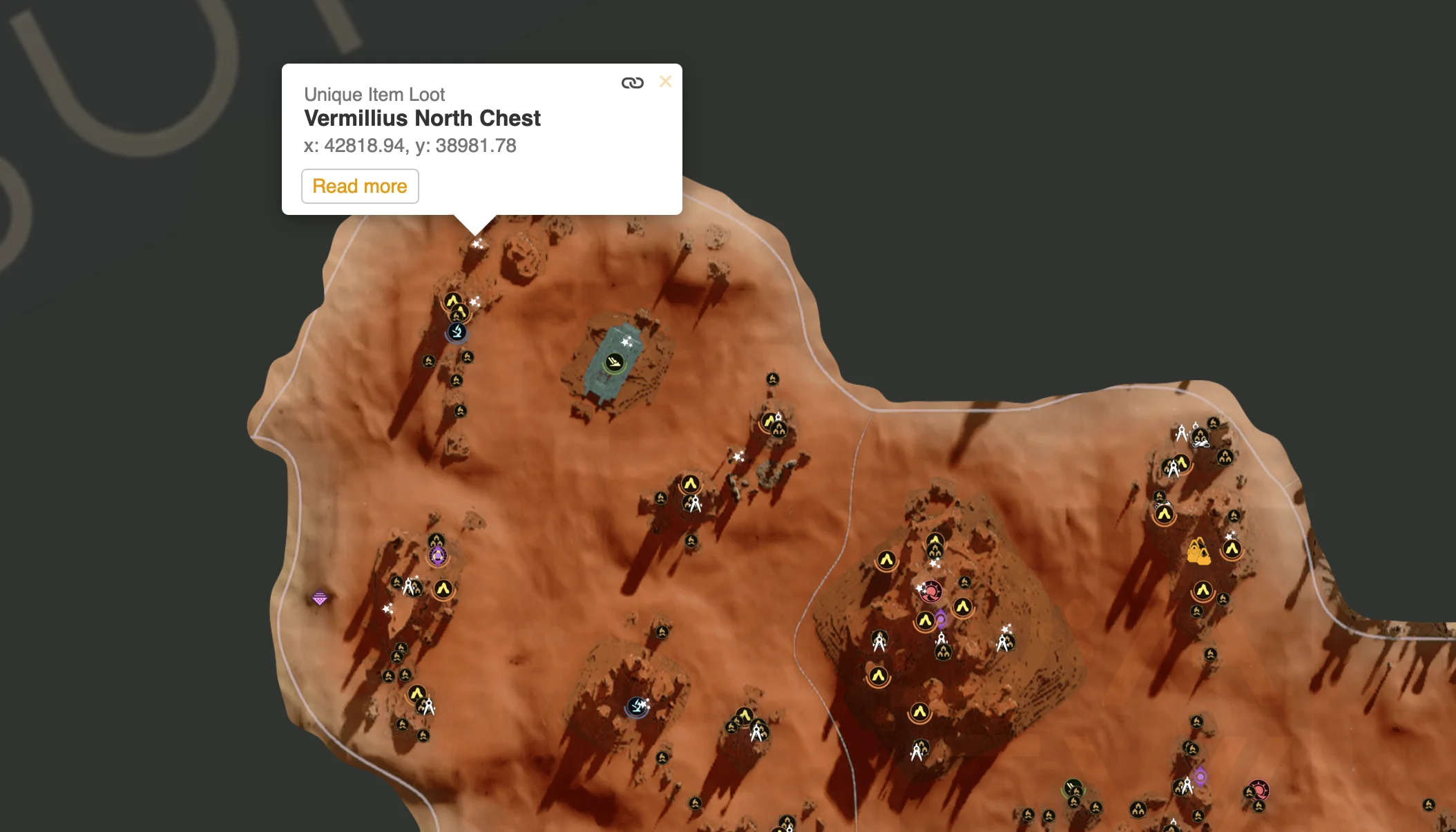 Scipio drop location map view