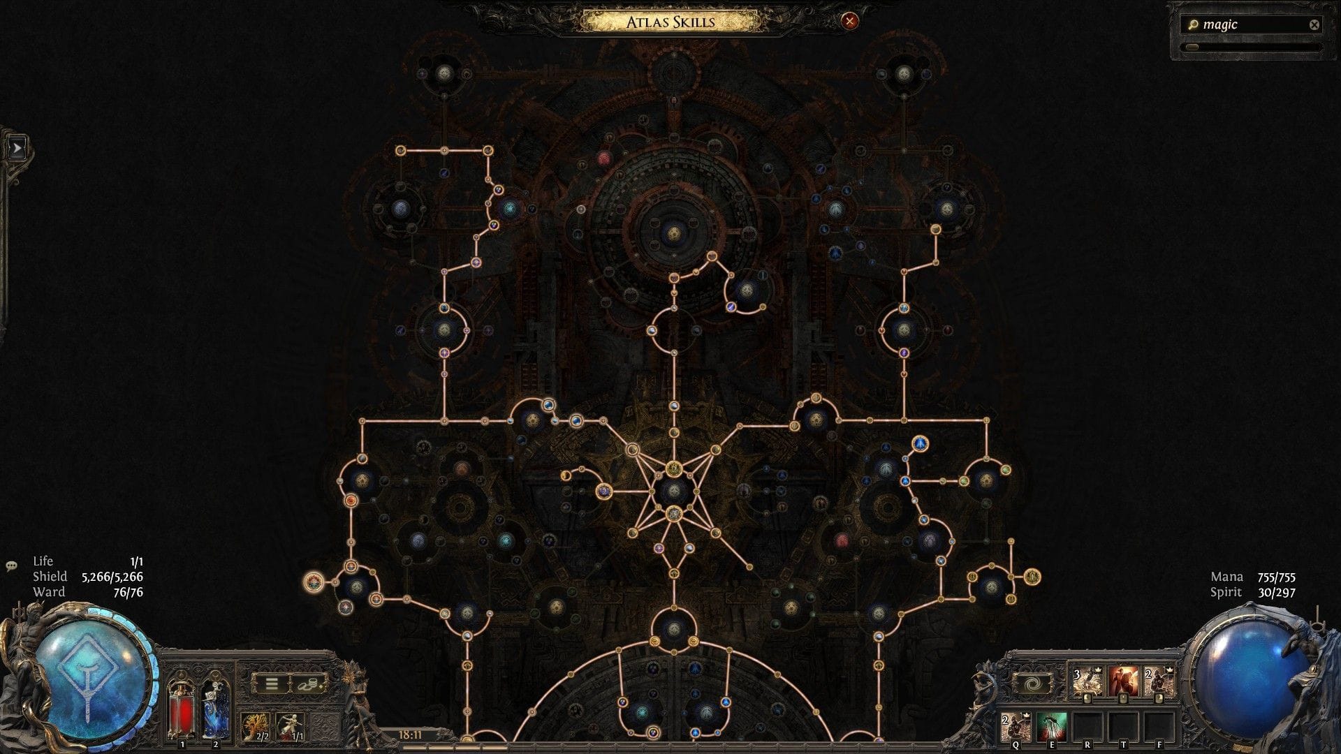 Path of Exile 2 0.5 Atlas passive tree screen