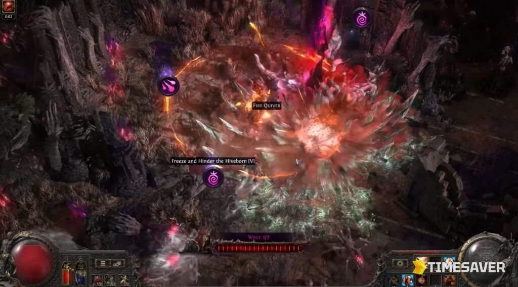 A Breach encounter tearing open in Path of Exile 2, the source of all Catalysts