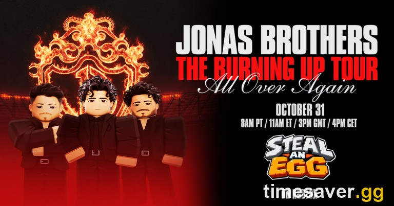 Steal An Egg Jonas Brothers Concert: Time, How to Join & Rewards