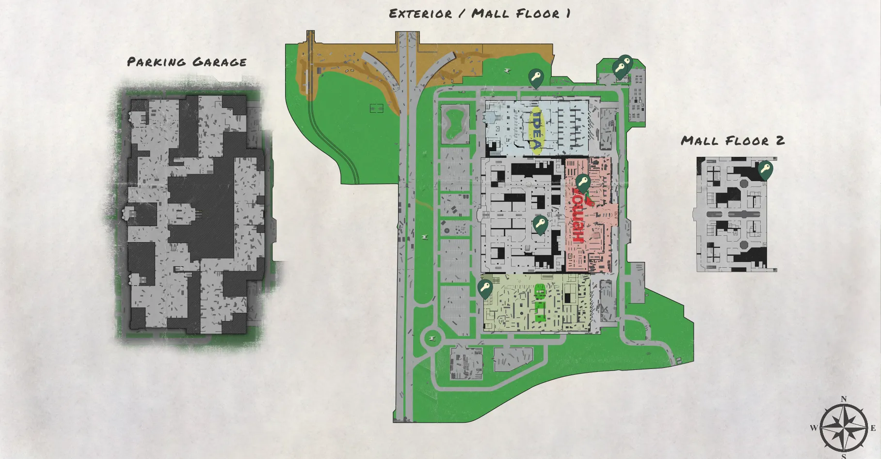 interchange keys drop