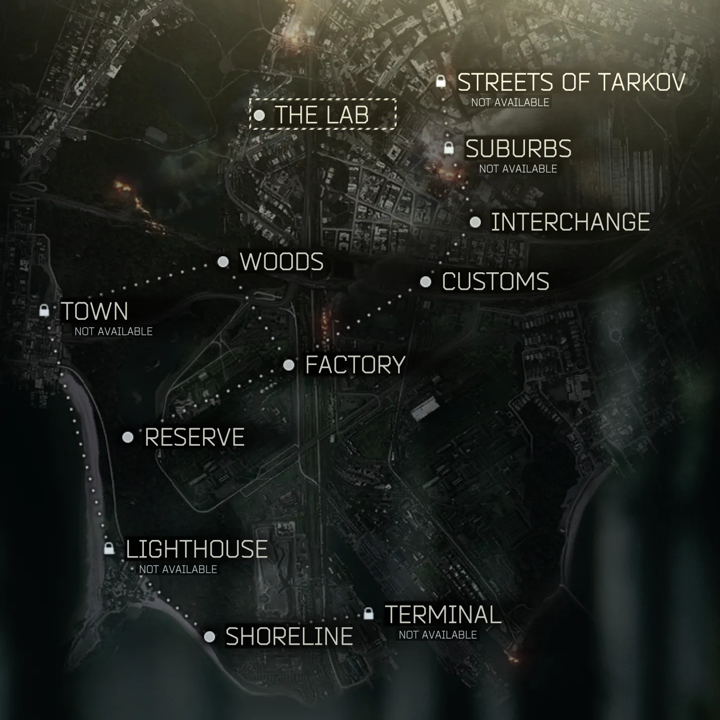 Tarkov map knowledge and positioning strategy