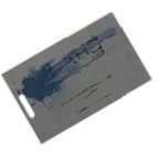 Keycard with a Blue Marking